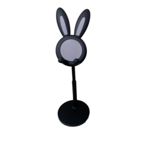 Statyw na telefon królik – Czarny