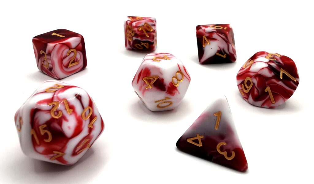 Kości DnD – Marmur